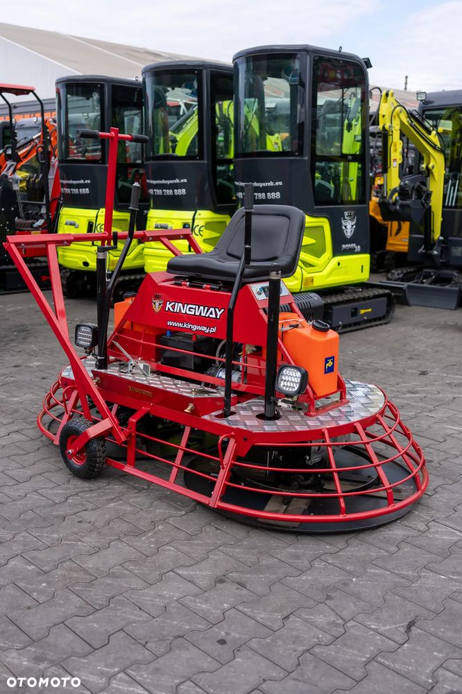 Kingway zacieraczka do betonu podwójna samojezdna  silnik HONDA/LONCIN - 5