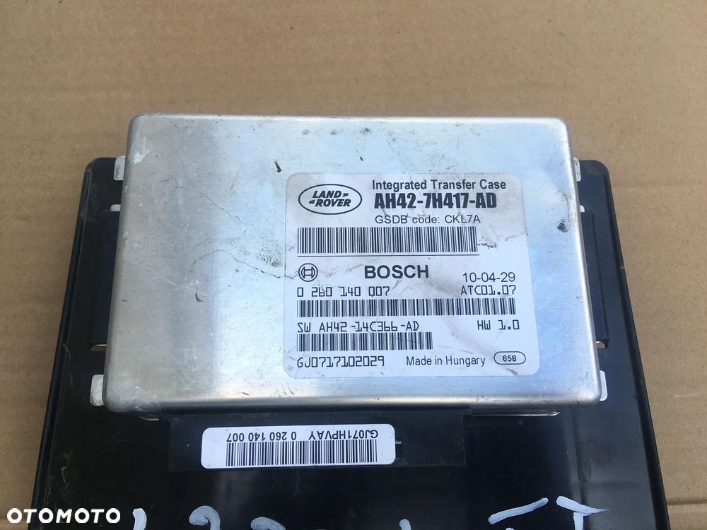 Sterownik moduł reduktora AH42-7H417 Range Rover Sport Lift - 1