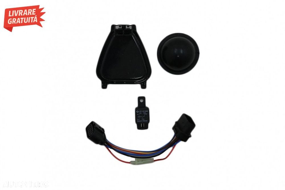 Faruri VW Passat 3BG B5 (09.2000-03.2005) Angel Eyes Negru - 8