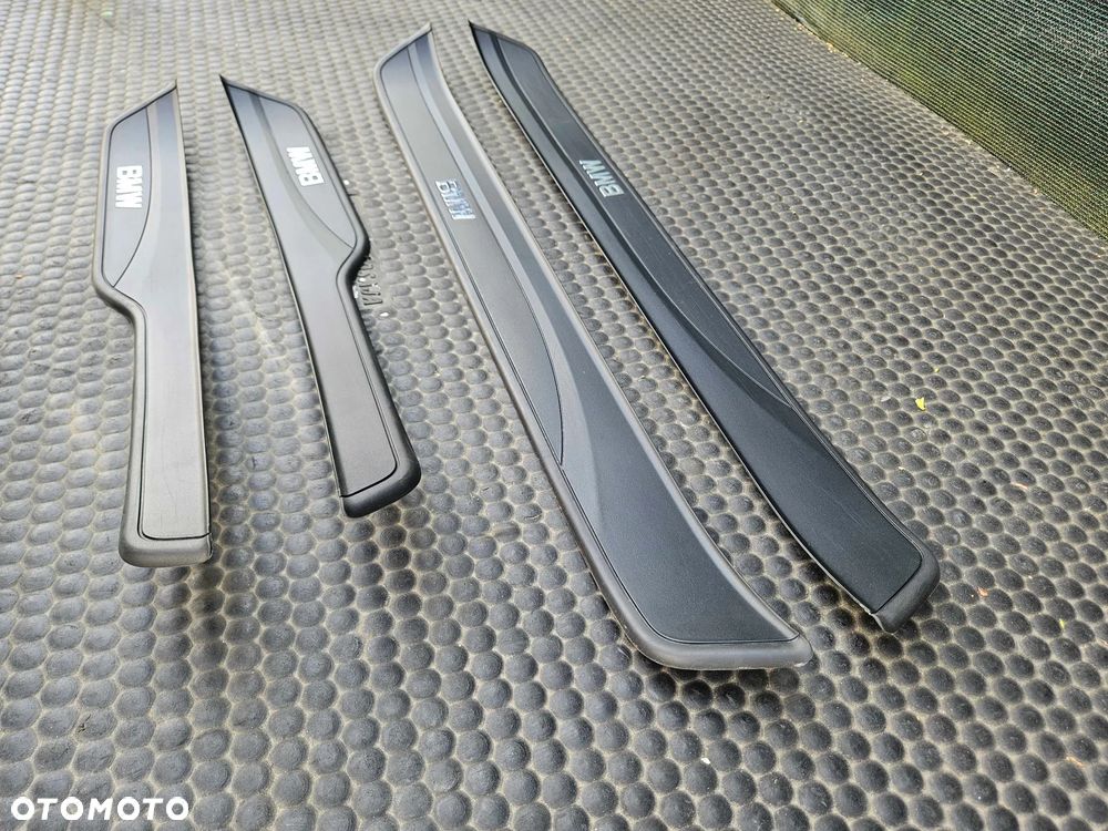 Listwa Listwy Progowe Ozdobne Drzwi Nakładki Komplet Przód Tyl BMW 3 E90 E91 - 20