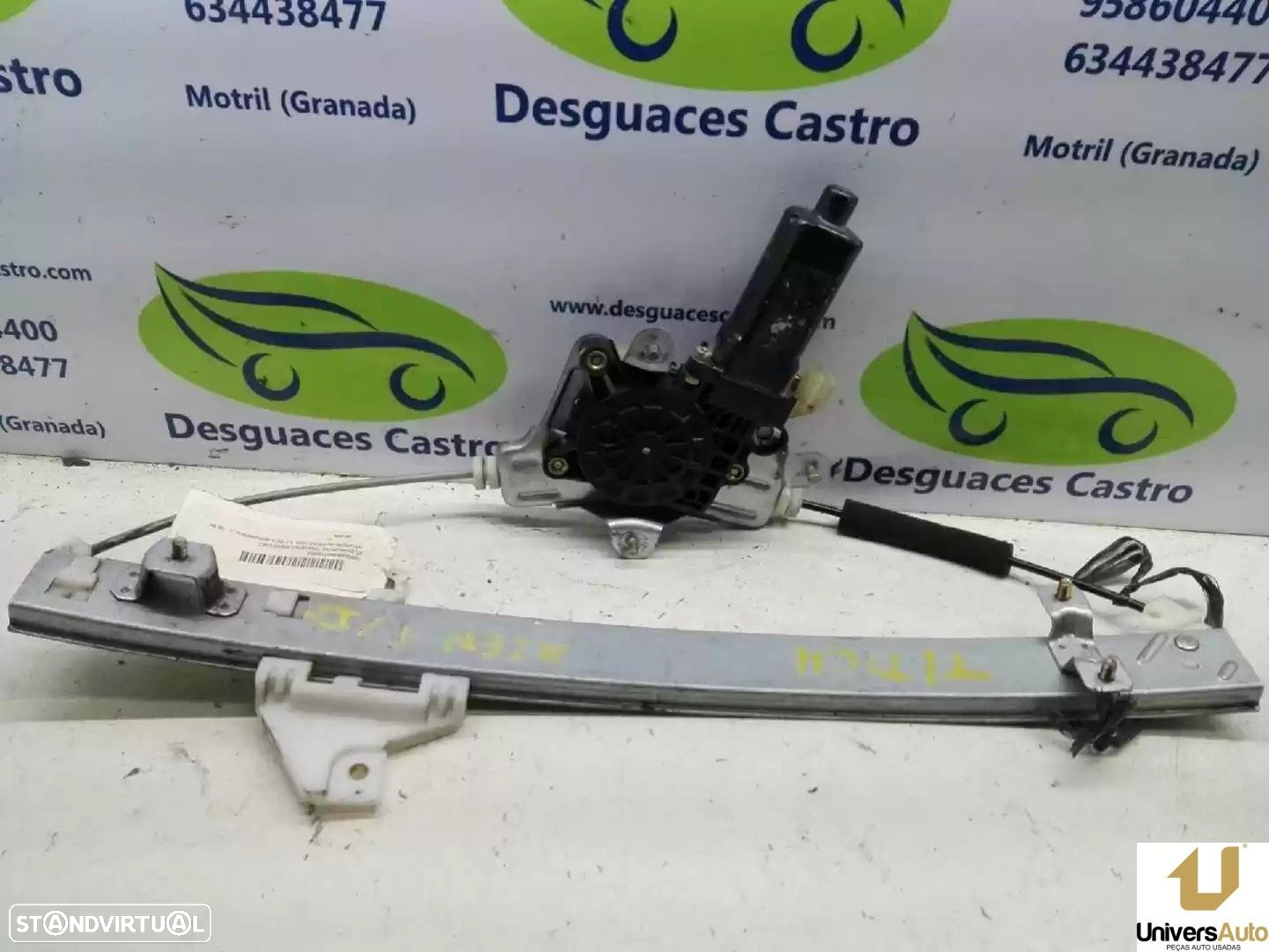 ELEVADOR DE VIDRO TRASEIRO DIREITO HYUNDAI ACCENT I 1998 - - 3