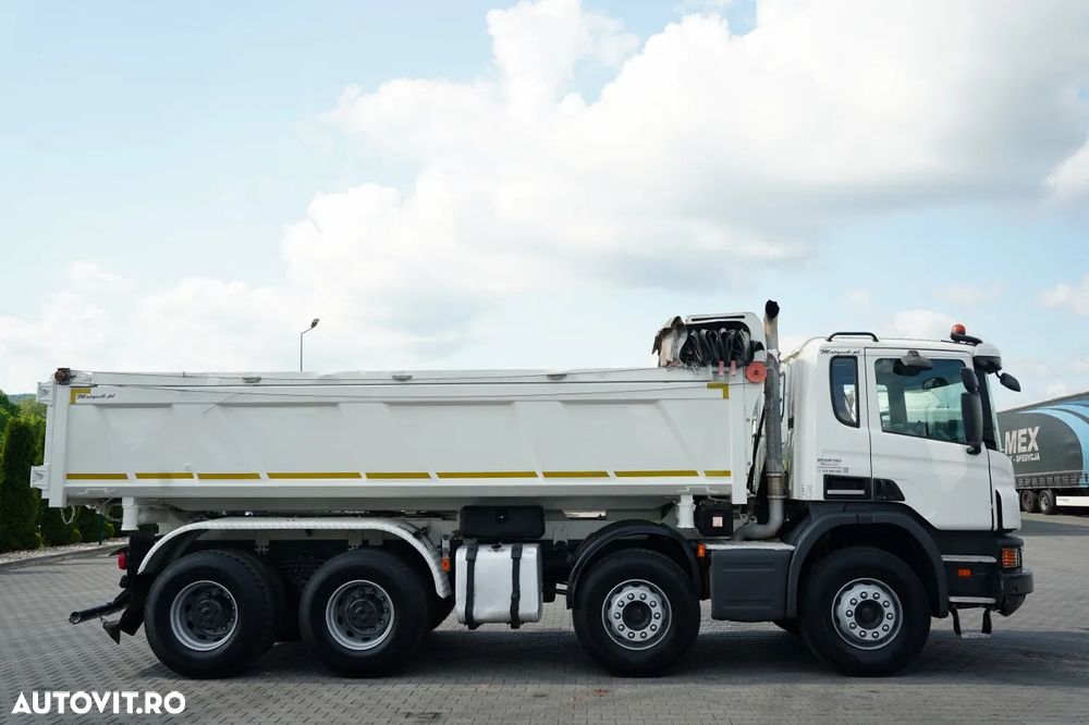 Scania P 440 / 8x4 / BASCULATOR 2 LATERAL / HYDRODOXY / BORDMATIC / / EURO 5 EEV - 15
