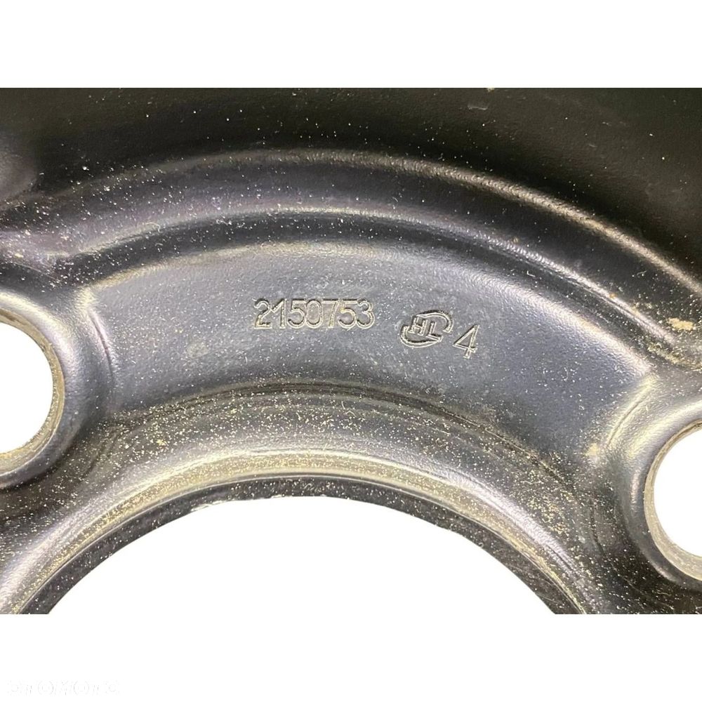 KOŁO DOJAZDOWE PEUGEOT 207 CITROEN C3 125/80R15 4X108 2150753 ET15 - 9