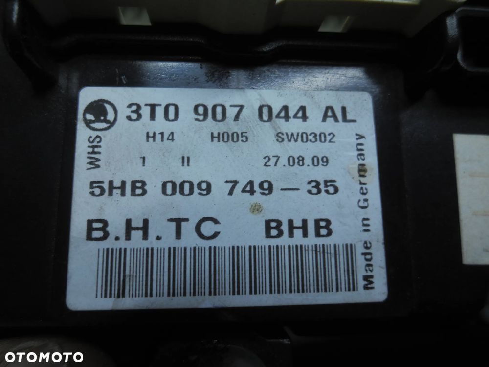 PANEL KLIMATYZACJI 3T0907044AL SKODA SUPERB II 3T - 3