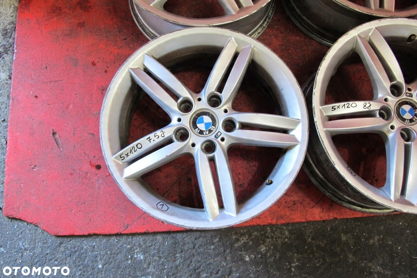 BMW I E87 FELGI ALUMINIOWE M-PAKIET 18 5x120 7.5J ET49 8036939 8J 8036940 - 2