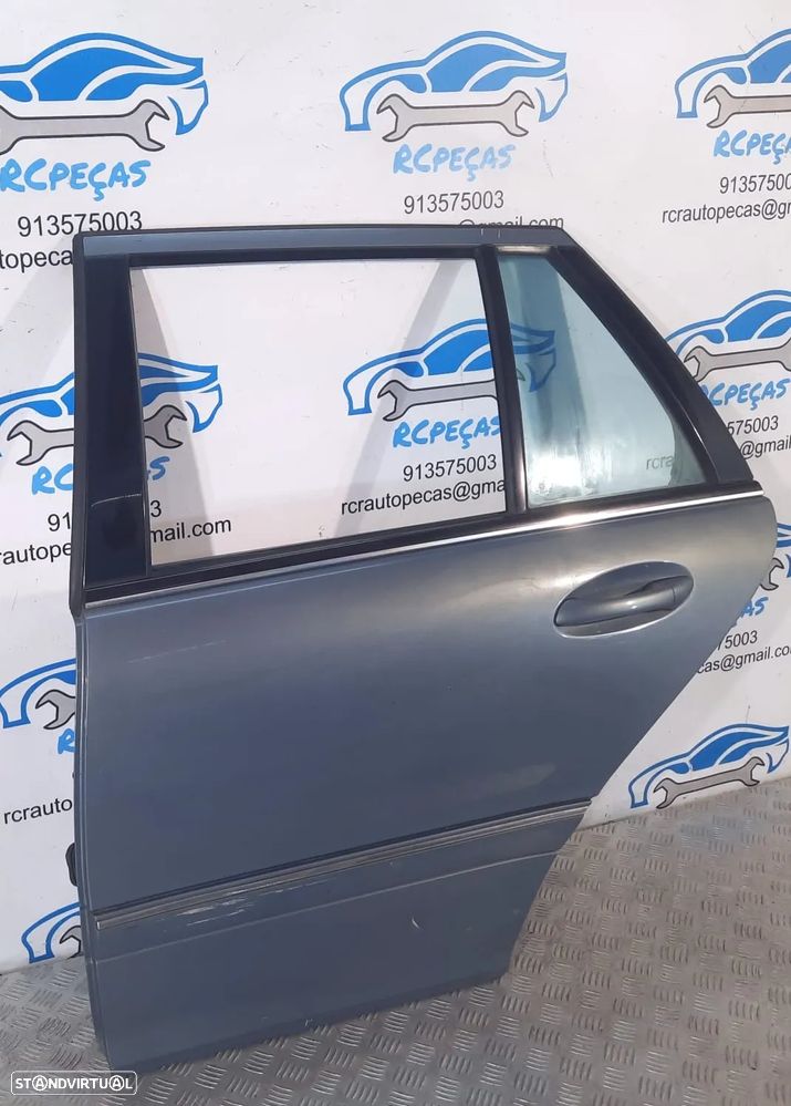 PORTA TRASEIRA TRÁS ESQUERDA MERCEDES BENZ CLASS C W203 STATION WAGON CARRINHA FECHO ELEVADOR MOTOR PUXADOR VIDRO - 2
