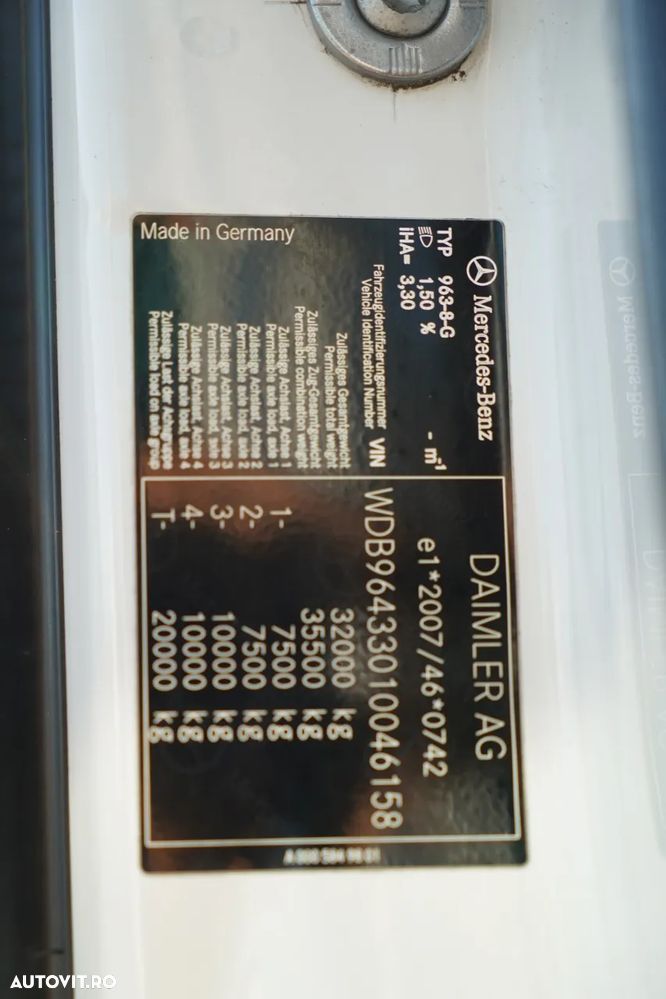 Mercedes-Benz AROCS 3240 / GRUSZKA 9 M3 / 8x4 / BETONOMIESZARKA / SCHWING STETTER / AUTOMAT / OPONY 100% / EURO 6 - 36