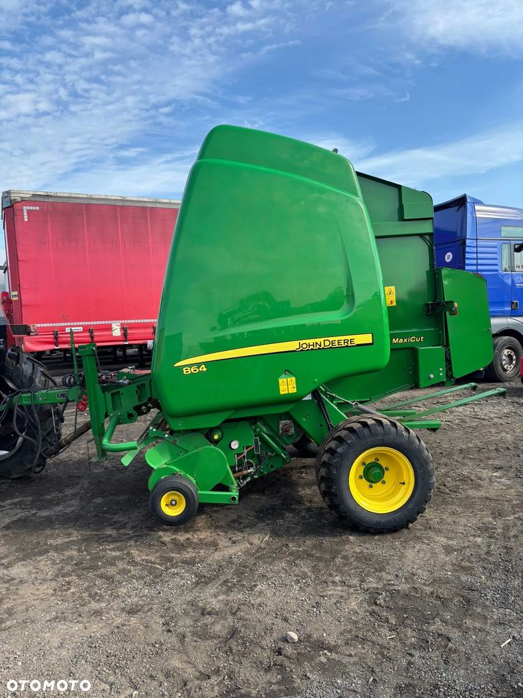 John Deere 864P 2012 | Prasa Zwijająca Premium | Siatka + Sznurek | Noże - 2