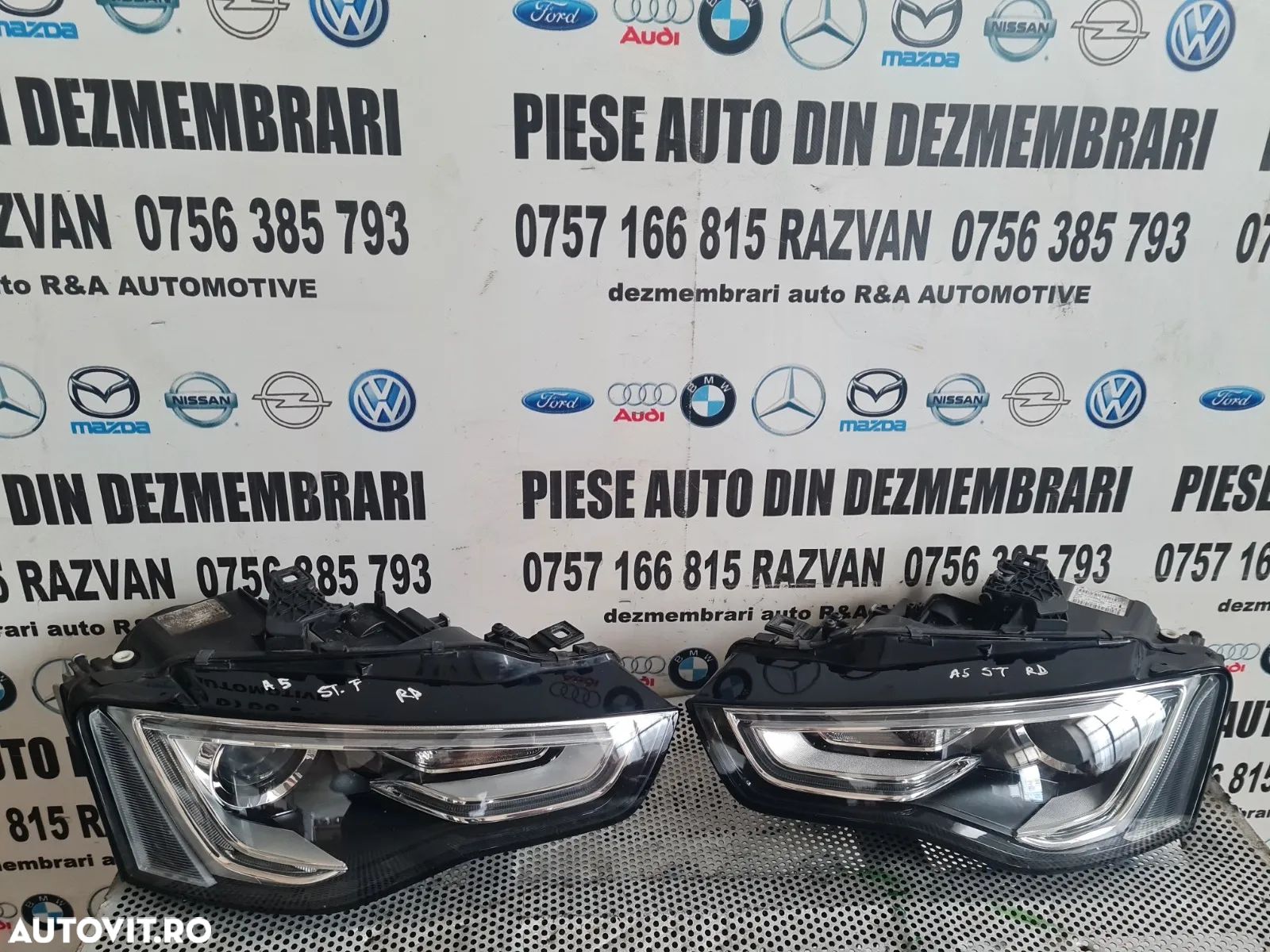 Faruri Far Stanga Dreapta Led Bi-Xenon Complete Audi A5 Facelift 2.0 Tdi Euro 5 Motor CJC Cutie Aut - 1