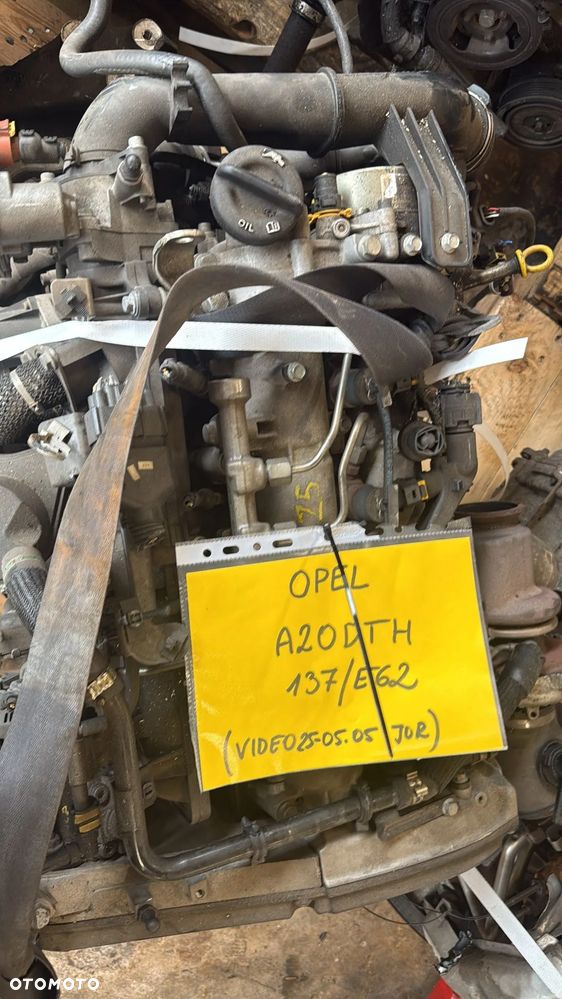 Opel A20DTH 2.0 diesel silnik kompletny z pełnym osprzętem gotowy do montażu VIDEO PRACY SILNIKA - WHATSAPP LUB LINK W OPISIE - 7