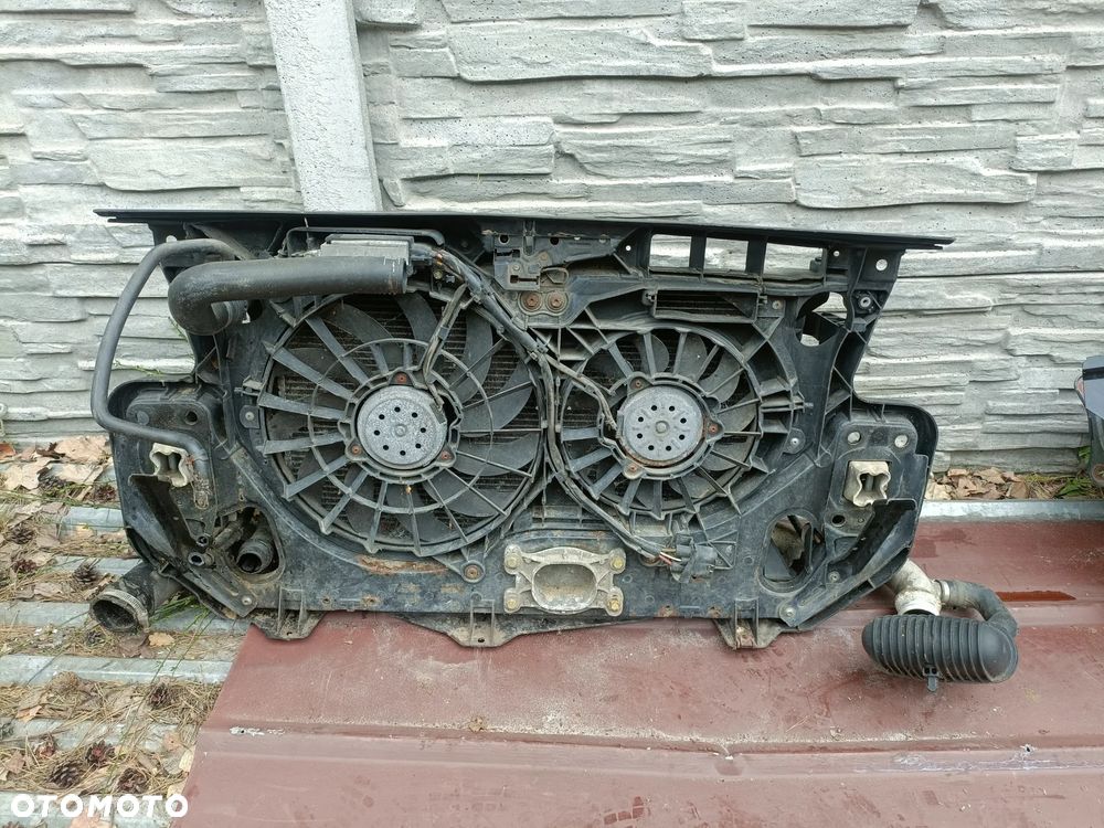 AUDI A6 C6 04-11 r. 2,0 TFSI PAS PRZEDNI chłodnice + wentylator * - 12