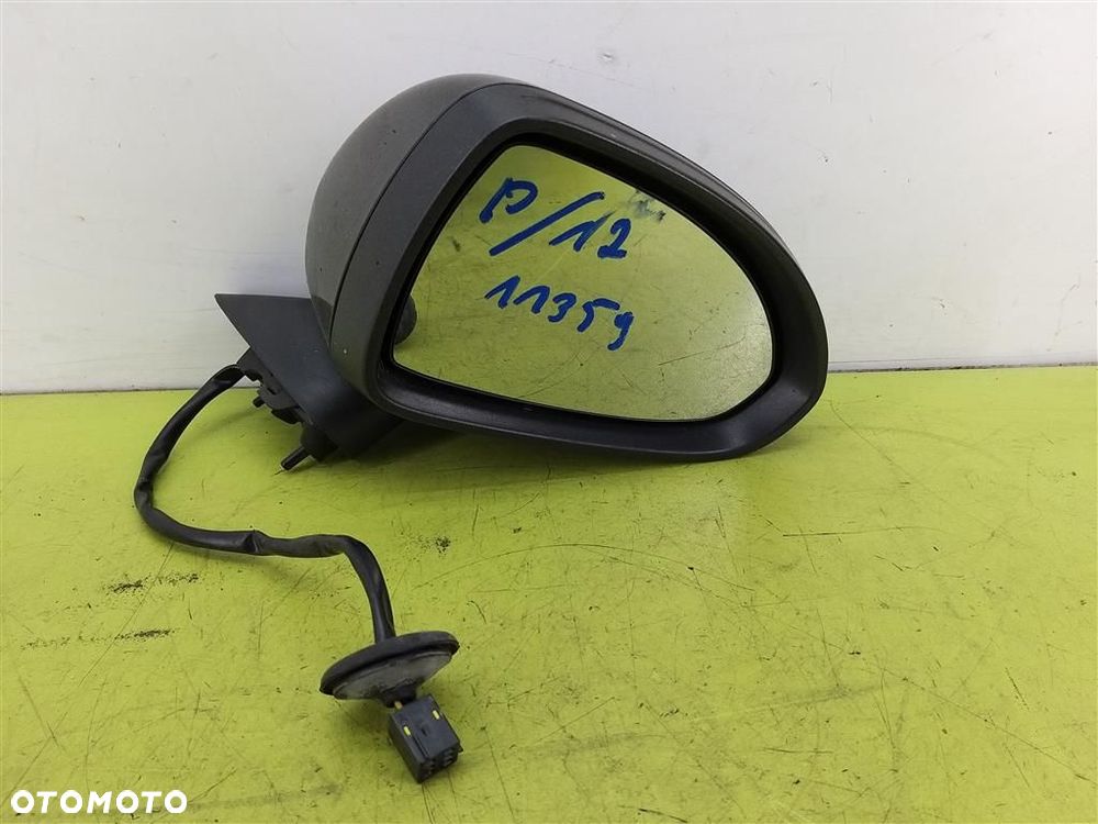 Lusterko prawe elektryczne Opel Corsa  D 2006-2014 LAK: Z20R CZARNE 5 PIN - 1