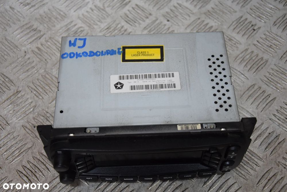 JEEP GRAND CHEROKEE WJ RADIO KOD - 4