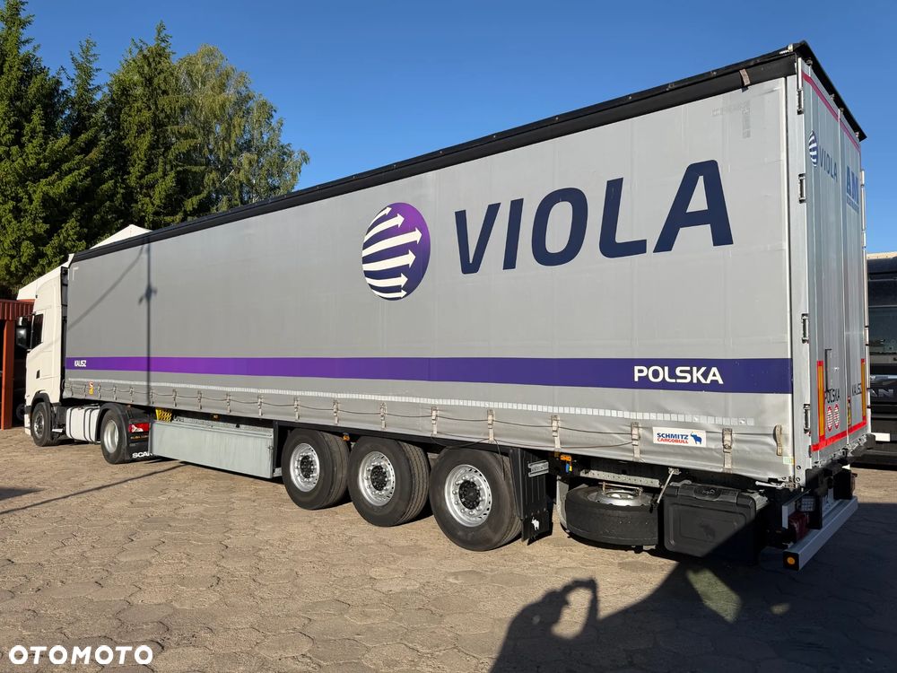 Schmitz Cargobull FIRANKA STANDARD / OPONY JAK NOWE / OŚ PODNOSZONA / KOSZ PALETOWY / PIĘKNY STAN / DESKI ALUMINIOWE / DWA KOŁA ZAPASOWE / DO WYBORU 20 SZTUK !! - 7
