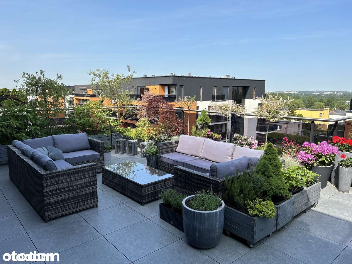 Penthouse, wyjątkowe 3 pokoje z ogromnym 55 m2 tarasem
