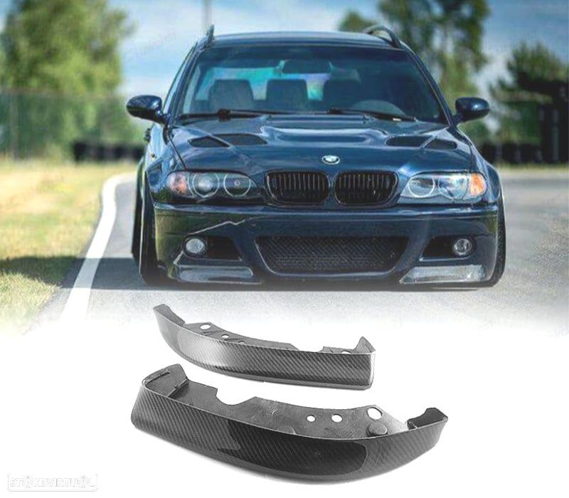 SPLITTER FRONTAL DE CARBONO BMW M3 E46 - 1