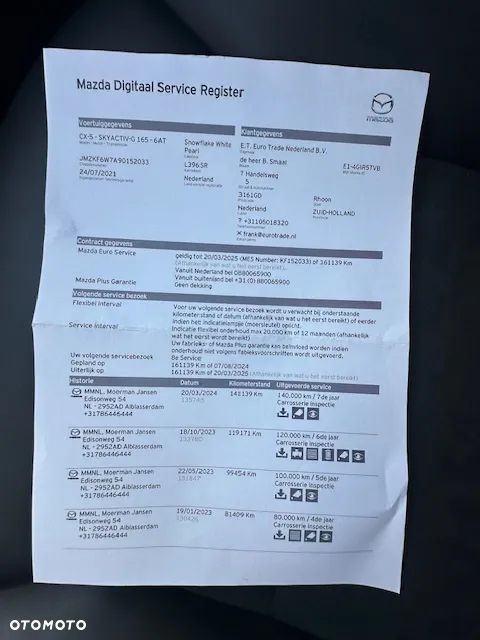 Mazda CX-5 SKYACTIV-G 165 AWD Sports-Line - 31