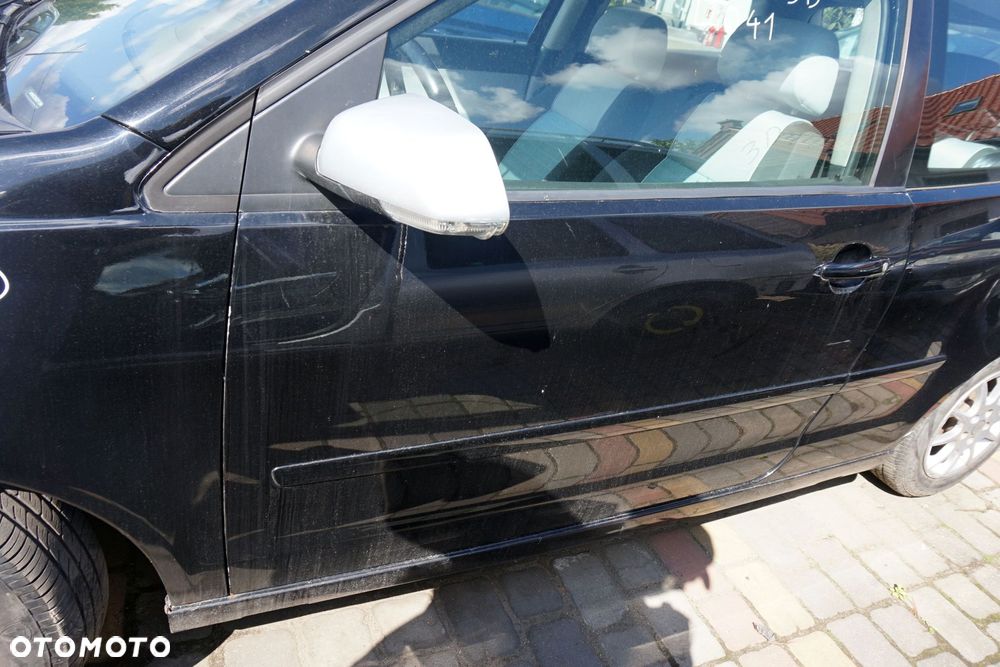 DRZWI PRZEDNIE LEWE POLO IV 9N LIFT 3D HB L041  CZARNY VOLKSWAGEN 2004-2009 - 4