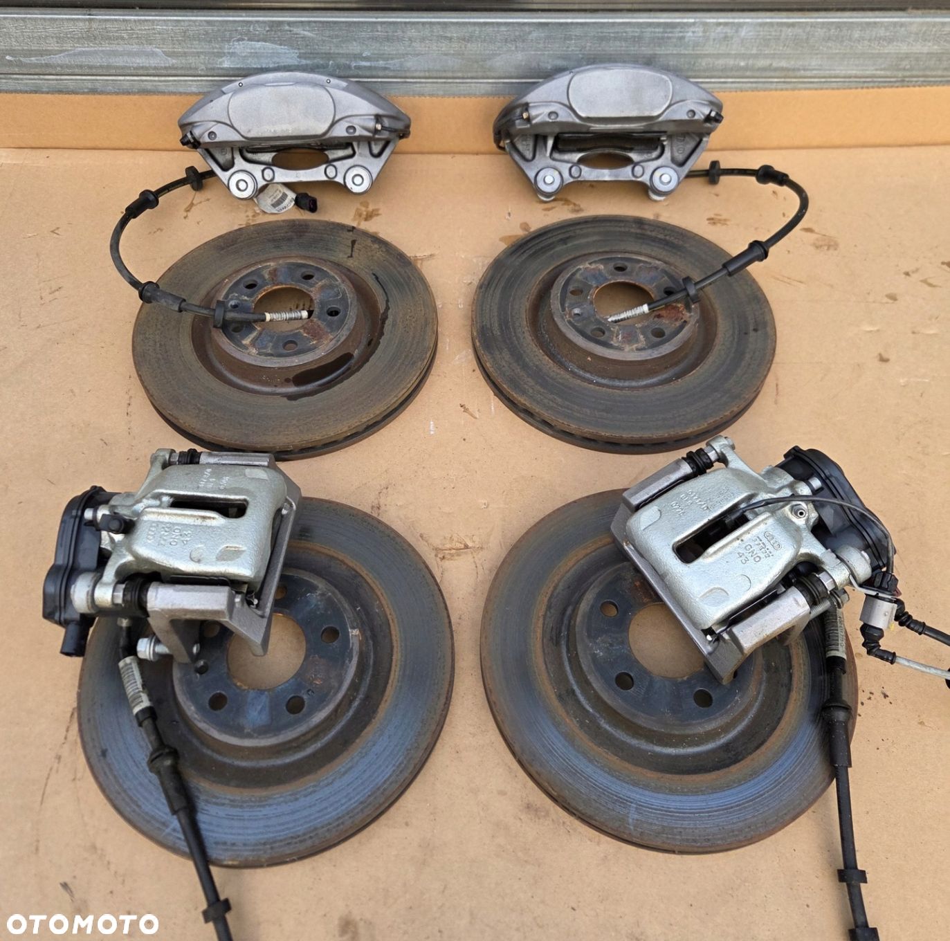 AUDI OE A6 A7 C7 3.0 TDI TARCZE KLOCKI ZACISKI HAMULCOWE BREMBO JAK NOWE - 1