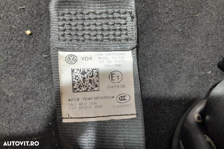 Centura siguranta fata dreapta 5N2857706 5N2857706 Volkswagen VW Tigu - 3