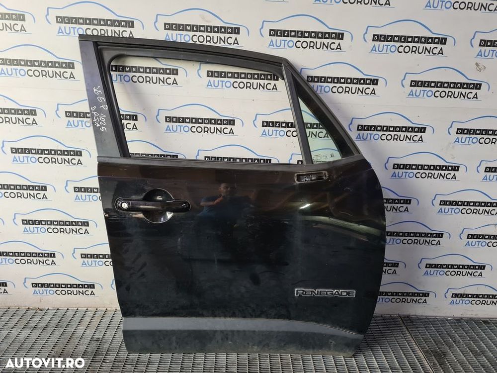Usa Dreapta Fata Jeep Renegade 2014 - 2018 SUV 4 Usi NEGRU 601 (1025) FĂRĂ GEAM - 1