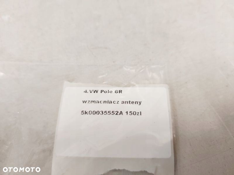 volkswagen polo 6r 5 v wzmacniacz anteny 5k00035552a - 4