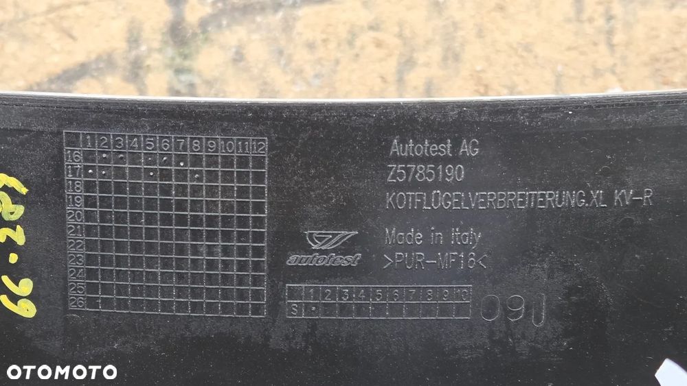 NOWE Oryginalne Listwa Listwy poszerzające Mitsubishi L200 Pur  Z5785190 - 11