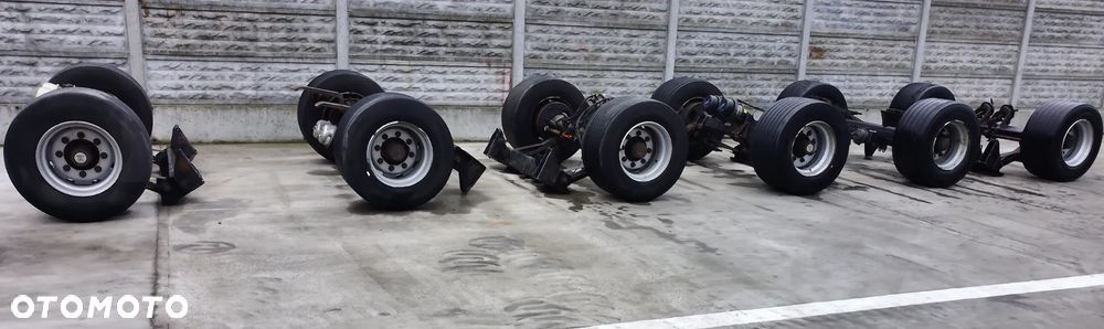 Oś BPW Naczepa Przyczepa  Mega Resor Pół resor Felga 19.5 Opony 245/45r19.5 - 2