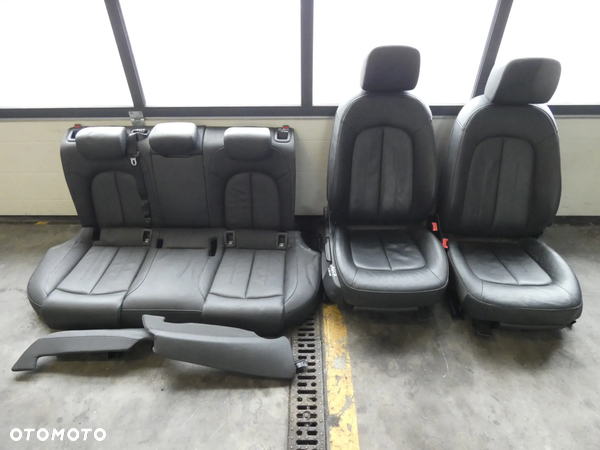 AUDI A6 C7 SEDAN FOTELE KANAPA CZARNA SKÓRA KOMPLET GORLICE