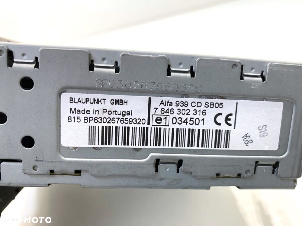 RADIO  ALFA ROMEO 159 (939_) 2005 - 2012 1.8 MPI (939AXL1A) 103 kW [140 KM] benzyna 2005 - 2011 - 4