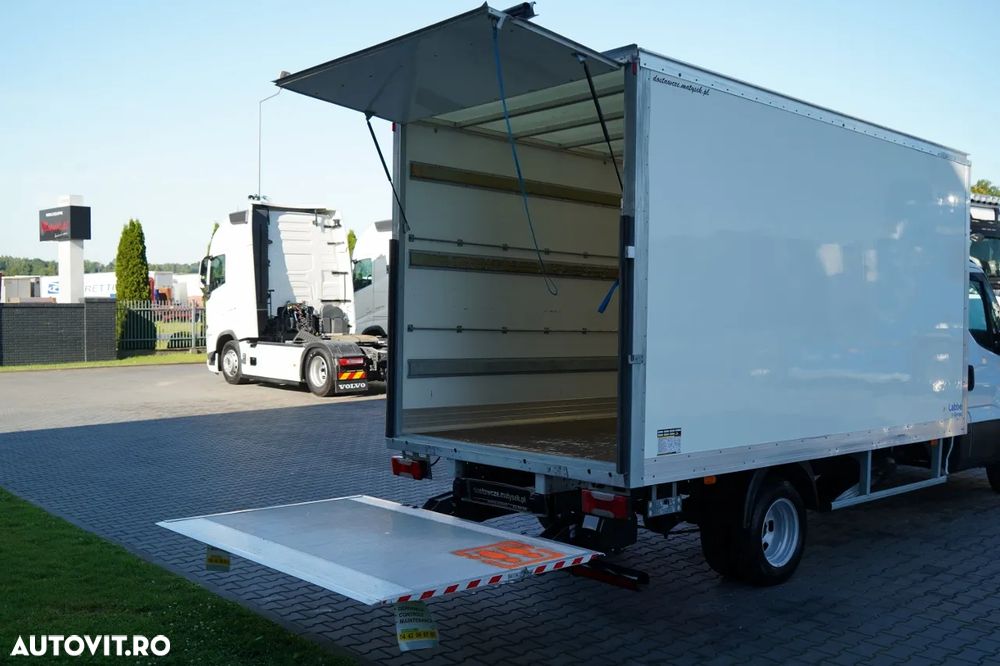 Iveco 35-160 / CONTAINER - 4,3 M / platformă elevatoare SORENSEN - 750 KG / MANUALĂ / IMPORTATĂ / EURO 6 - 18