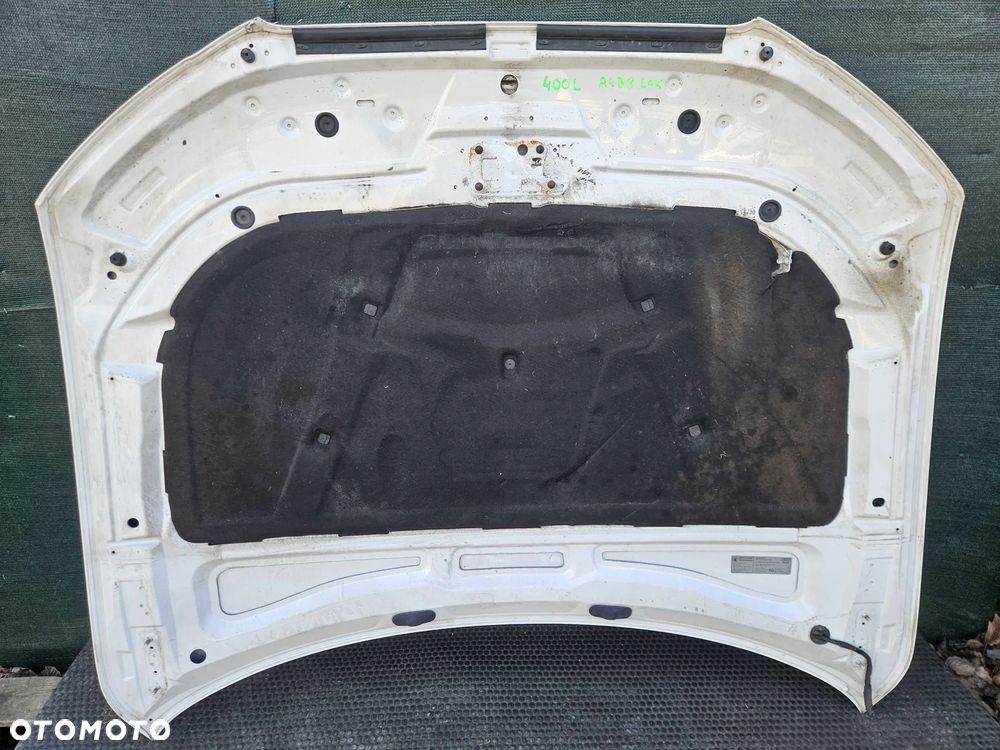 Maska Pokrywa Silnika Przód Przednia Biala Audi A4 B8 Sedan Kombi 09r - 32