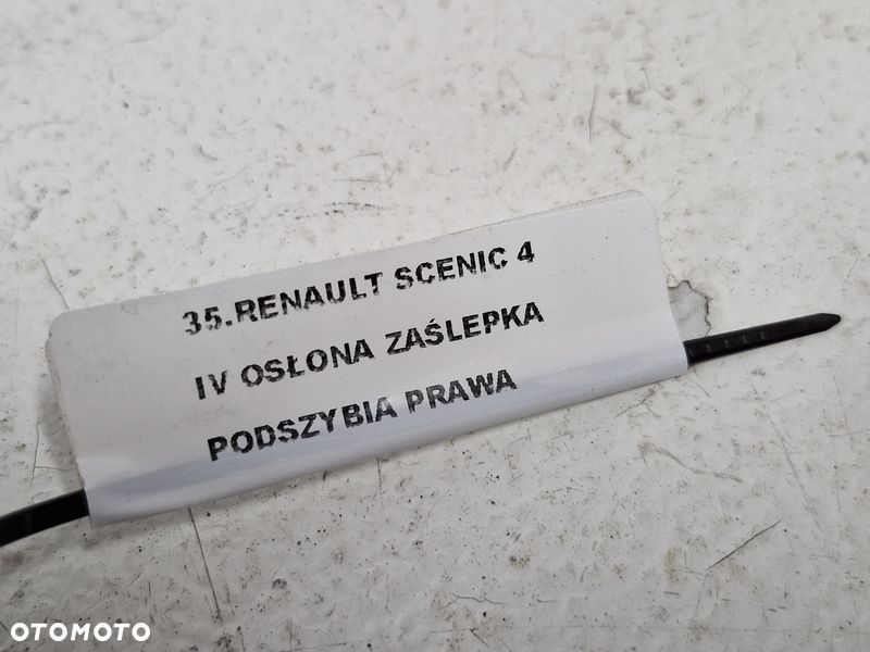 renault scenic iv 4 osłona zaślepka podszybia prawa 668622736r - 5