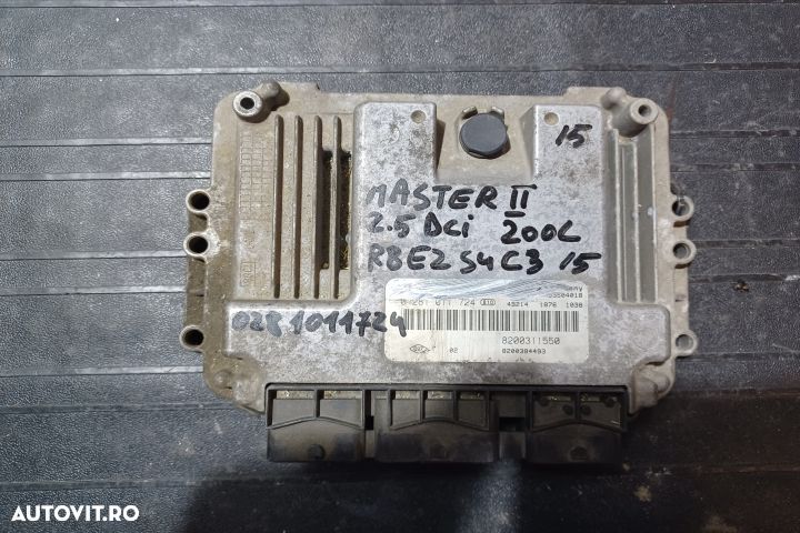 Calculator motor ECU 0281011724 - 2.5 DCI  0281011724 - 2.5 DCI Renau - 1