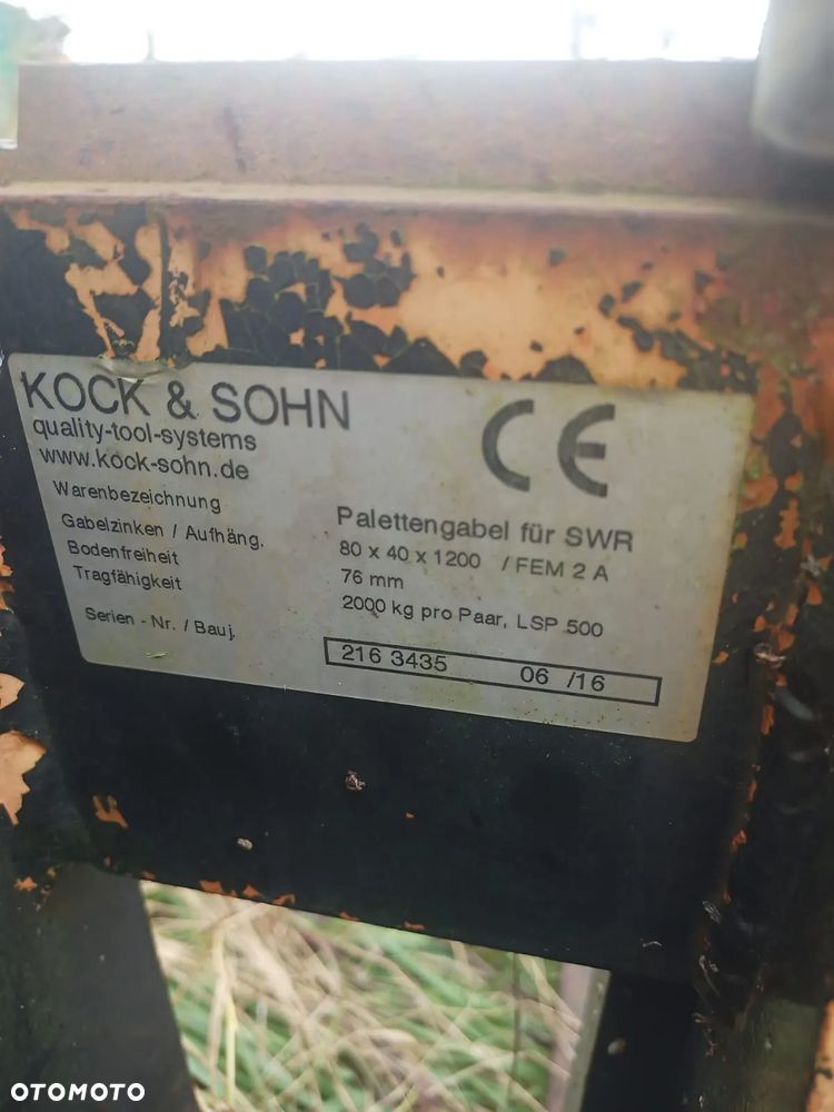 Widły do wózka karetka Kock & Sohn - 4
