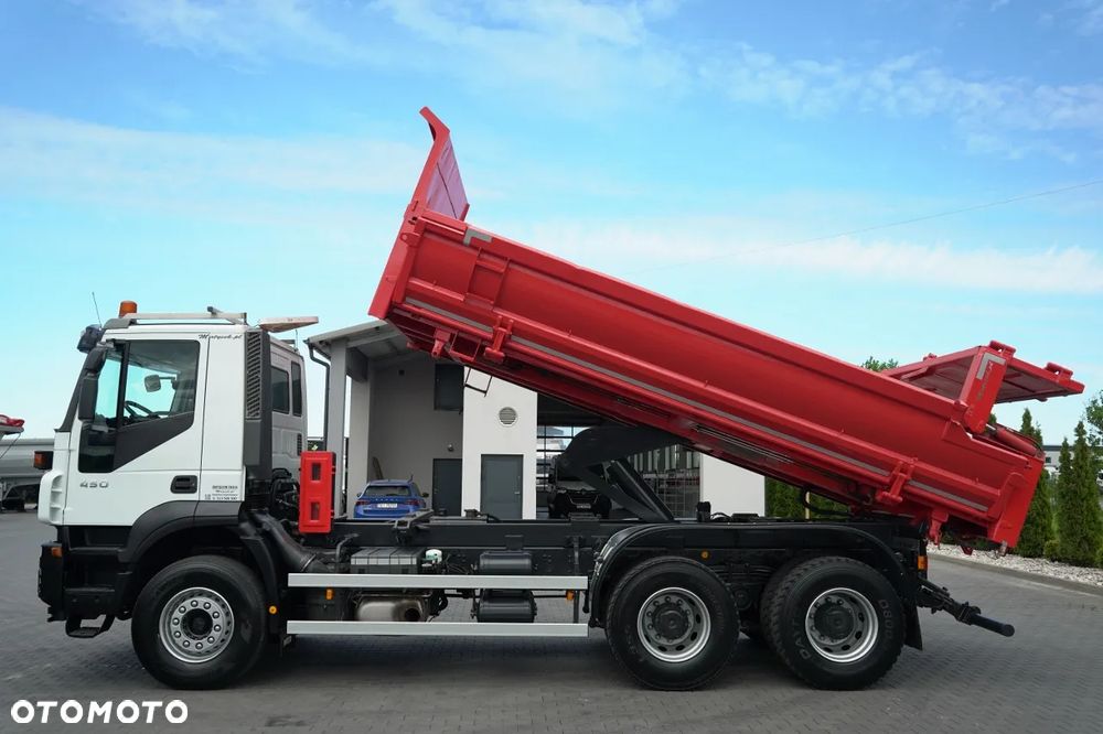 Iveco TRAKKER 450 / 6X4 / WYWROTKA / HYDROKLAPA / HYDROBURTA / BORDMATIC / CZOŁOWNICA / EURO 5 / - 2