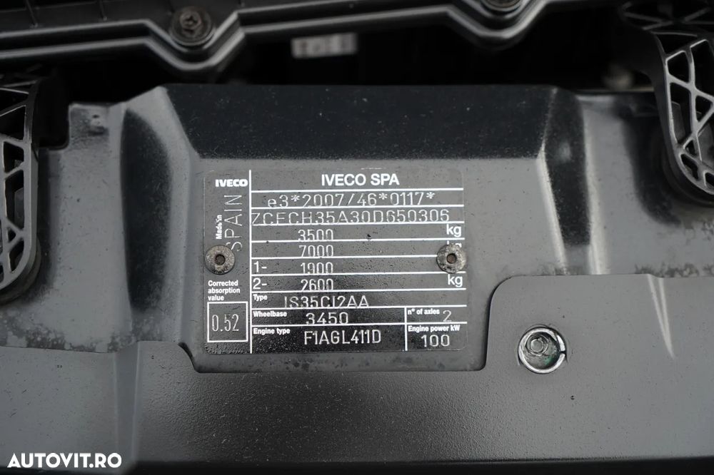 Iveco DAILY 35-130 / FRIGIDAR / XARIOS 350 UNITATE / 2020 R / Importat - 37