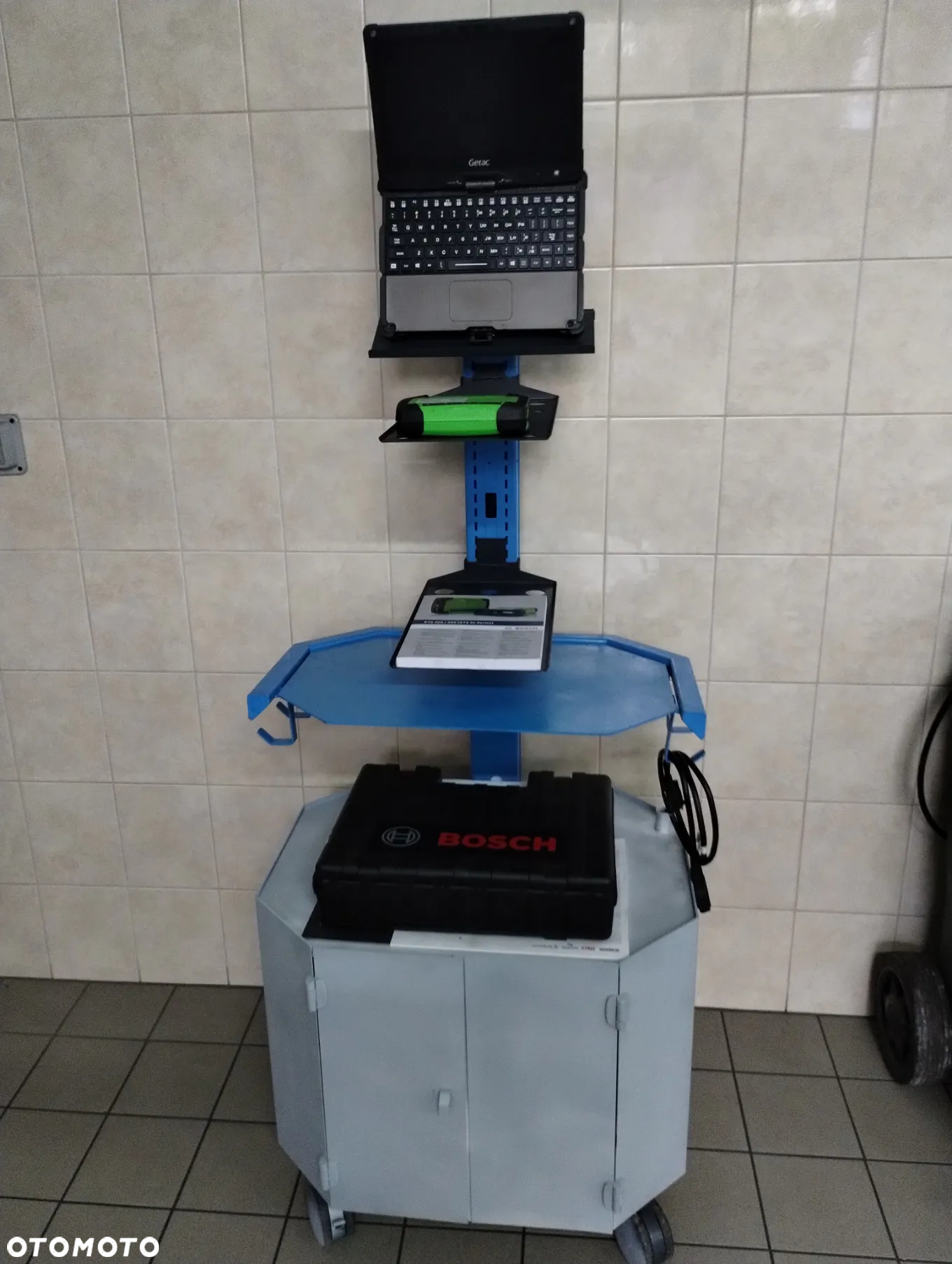 Wózek - Regał - Szafka pod tester usterek Kts i FSA Bosch - 3