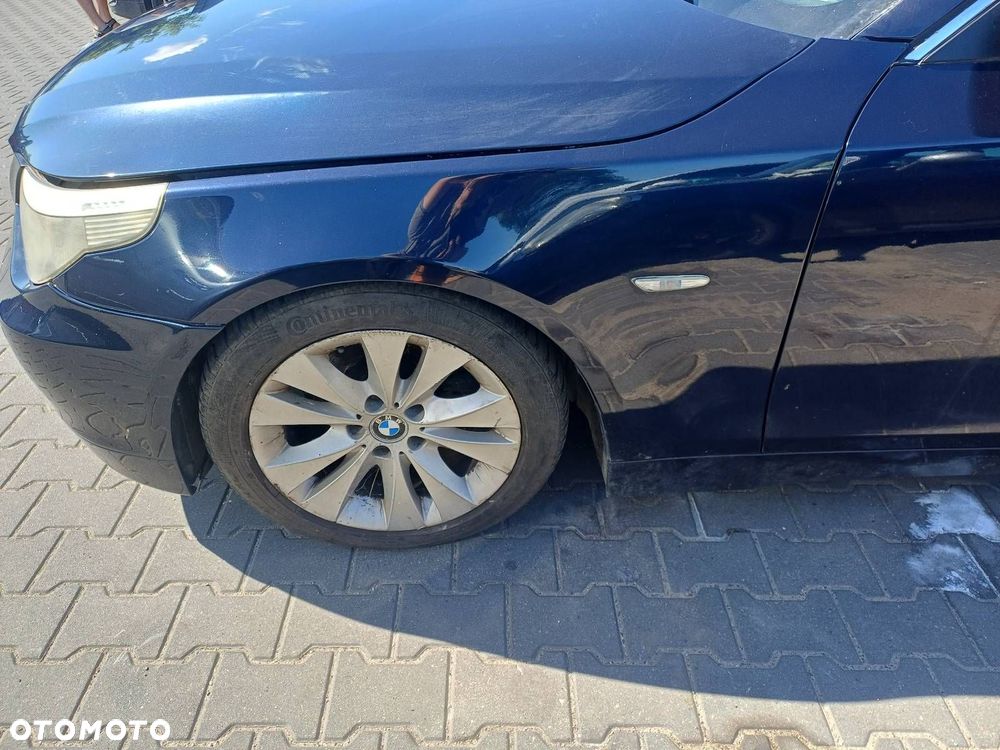 KOMPLETNY PRZÓD MASKA ZDERZAK LAMPA BŁOTNIK BMW E61 E60 317/5 - 2