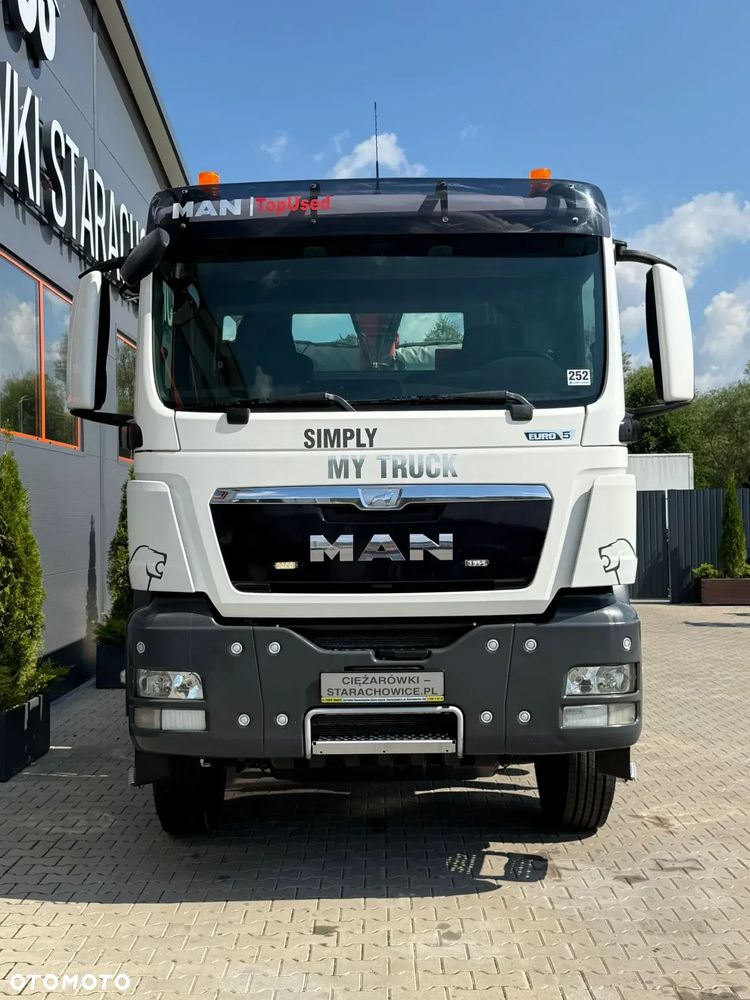 MAN MAN TGS TGX 35.400 // 8x4 // E5 // wywrotka kiper + HDS z czerpakiem / - 9