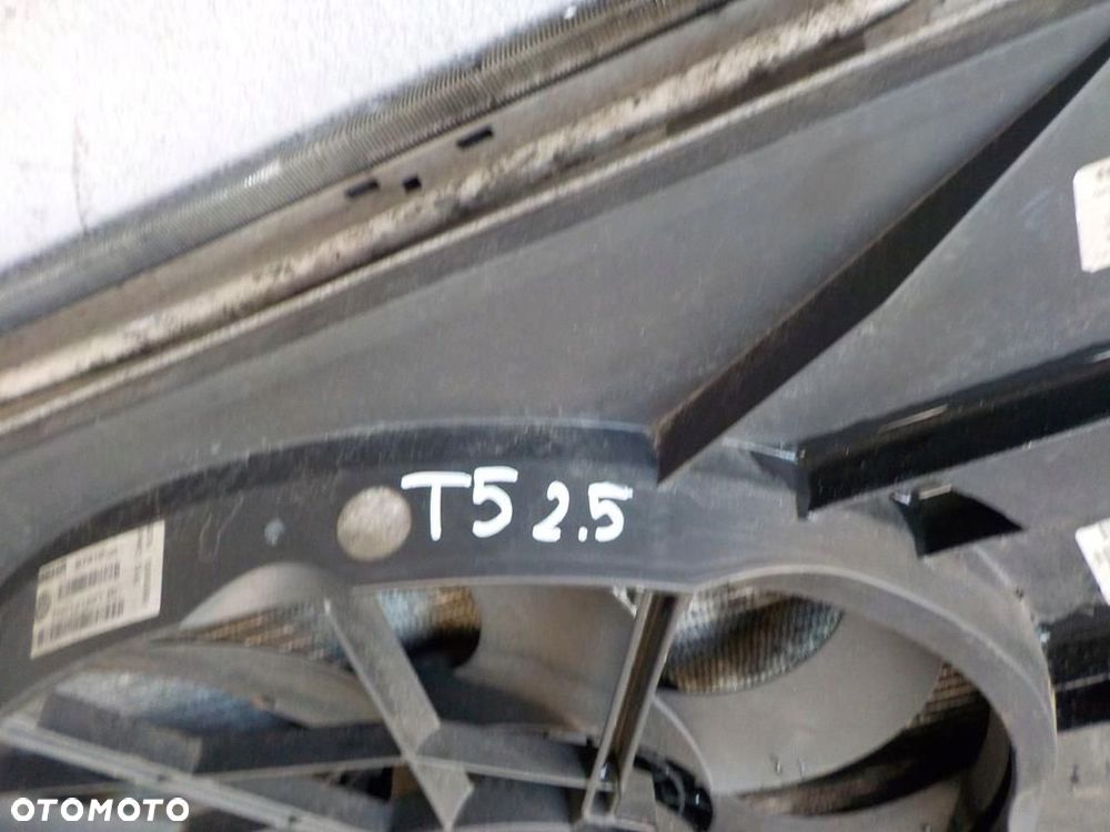 VW T5 2.5 TDI CHŁODNICA WODY  WENTYLATOR KOMPLET - 4