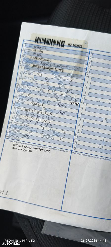 Mazda 3 G120 Attraction - 11