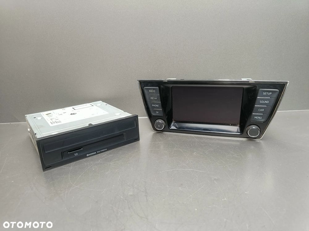Radio Skoda Fabia 3 III Wyświetlacz Jednostka Czytnik 5Q0035820 6V0919604 - 1