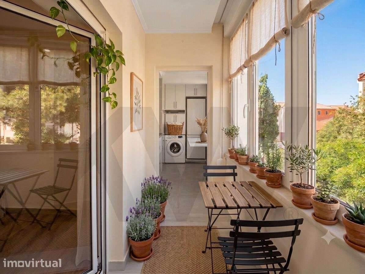 T2 Moderno e Luminoso no Bairro de São João em Carcavelos - Grande imagem: 3/25