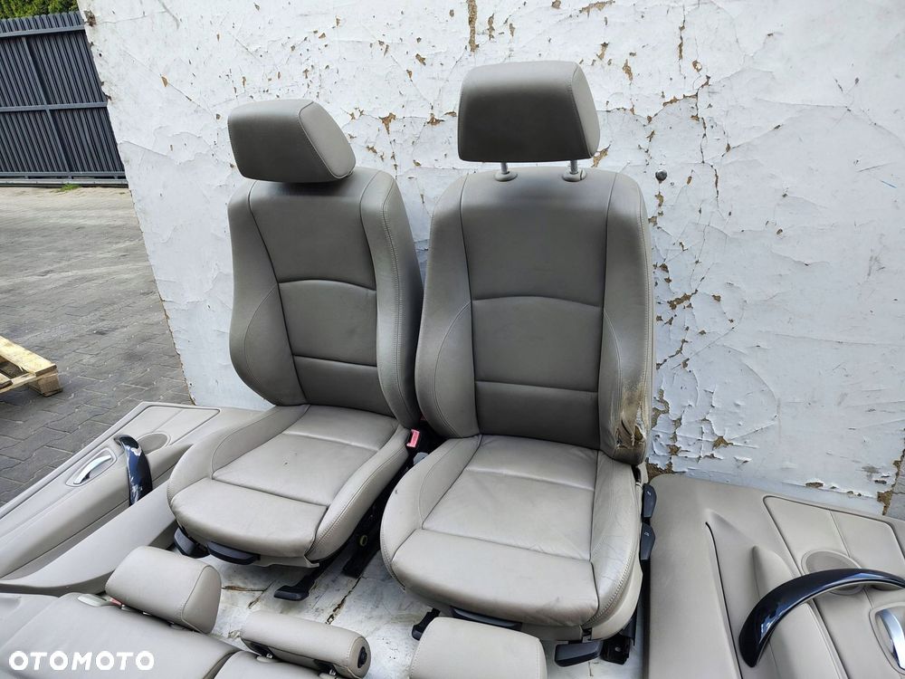 FOTEL FOTELE KANAPA BOCZKI SKÓRA KOMPLET BMW SERIA 1 I E87 FL LIFT - 9
