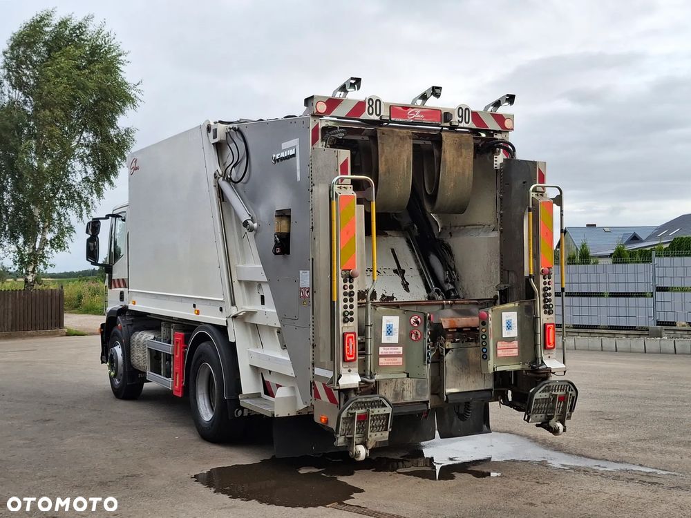 Iveco Eurocargo 190EL28 Śmieciarka FAUN VR3 LEV Wywóz Śmieci Euro 6 2 Osie Zawieszenie Tył Na Poduszkach Centralny Zamek Klimatyzacja Zwinna Niski Przebieg - 3