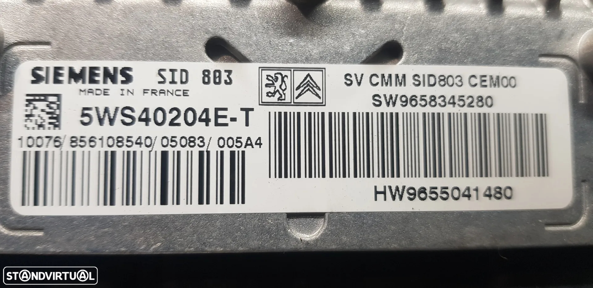 CENTRALINA MOTOR UCE PEUGEOT 407 2005 -9658345280 - 3
