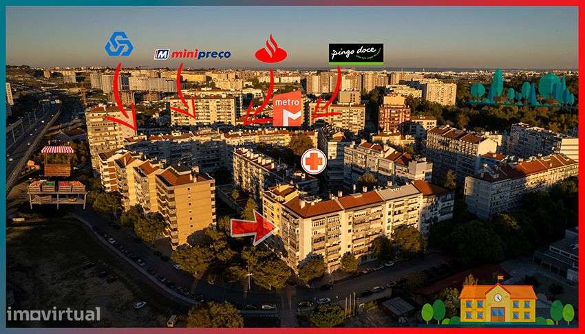 T3 no centro do Lumiar totalmente remodelado - Grande imagem: 4/16
