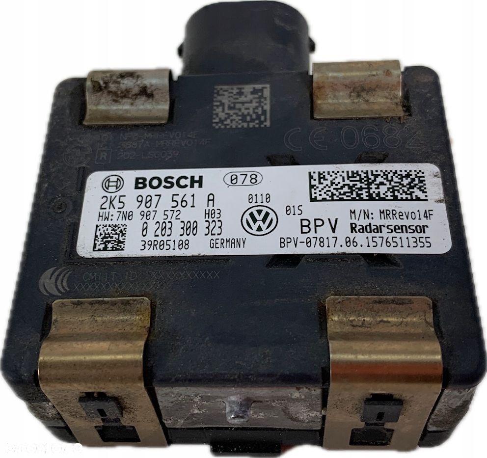 VW AUDI SKODA SEAT RADAR DISTRONIC ACC 2K5907561A - 1
