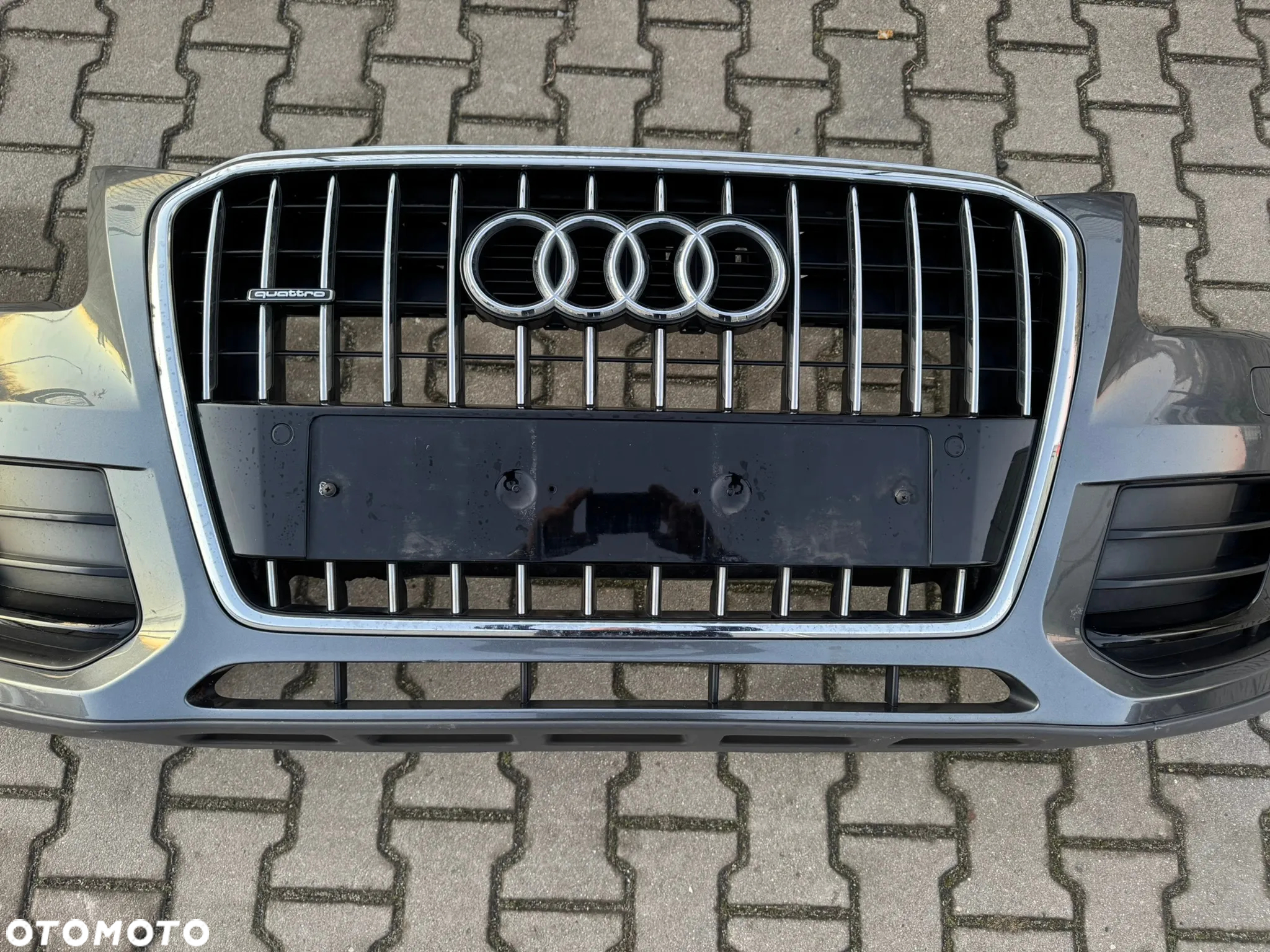 Audi Q5 8R Lift zderzak przód przedni zwykły LX7R - 2